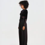 NIGHT CREATURE LONG SLEEVE body manica lunga velluto NIGHT-CREATURE-LONG-SLEEVE-BODYSUIT- BLACK undress code 