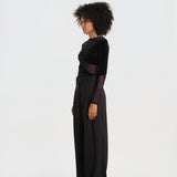 NIGHT CREATURE LONG SLEEVE body manica lunga velluto NIGHT-CREATURE-LONG-SLEEVE-BODYSUIT- BLACK undress code 