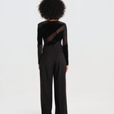 NIGHT CREATURE LONG SLEEVE body manica lunga velluto NIGHT-CREATURE-LONG-SLEEVE-BODYSUIT- BLACK undress code 