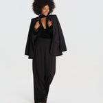 WHISPER body manica lunga scollo a V profondo NOIR-WHISPER-BODYSUIT- BLACK undress code 