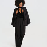 WHISPER body manica lunga scollo a V profondo NOIR-WHISPER-BODYSUIT- BLACK undress code 