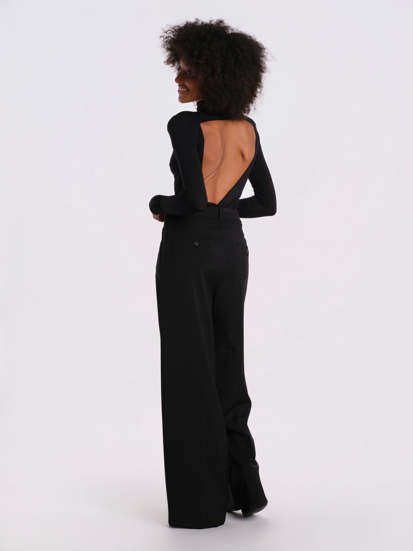 REVERIE body scollato dietro REVERIE-BODYSUIT- BLACK undress code 
