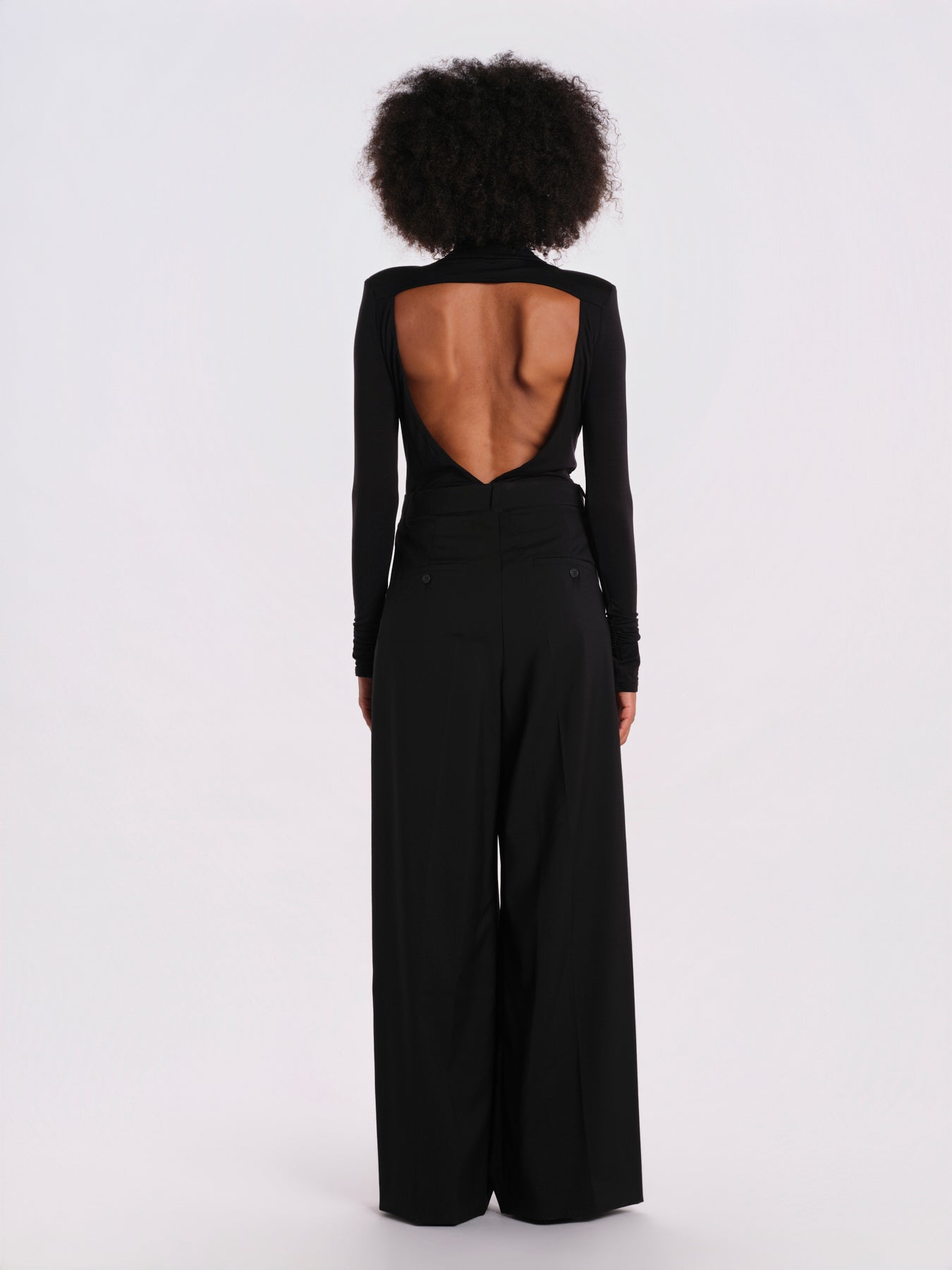 REVERIE body scollato dietro REVERIE-BODYSUIT- BLACK undress code 