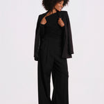 SWEETEST THING body manica lunga scollo asimmetrico SWEETEST-THING-BODYSUIT- BLACK undress code 