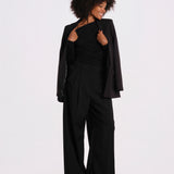 SWEETEST THING body manica lunga scollo asimmetrico SWEETEST-THING-BODYSUIT- BLACK undress code 