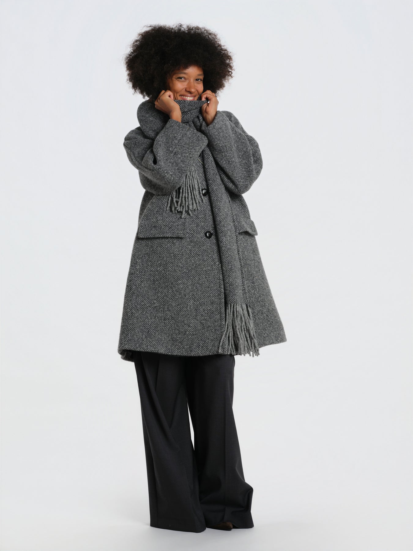 LATINO cappotto con sciarpa 2525016032600 016 weekend maxmara 