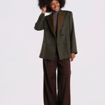 GIOSTRA blazer doppiopetto flanella 2625046016600 001 weekend maxmara 