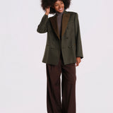 GIOSTRA blazer doppiopetto flanella 2625046016600 001 weekend maxmara 