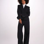 CANAPA blazer doppiopetto gessato cropped 2625046062600 001 weekend maxmara 
