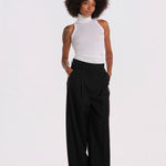 ADELFI pantalone doppia pences tela 2625136032600 002 weekend maxmara 