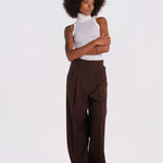 ADELFI pantalone doppia pences tela 2625136032600 013 weekend maxmara 