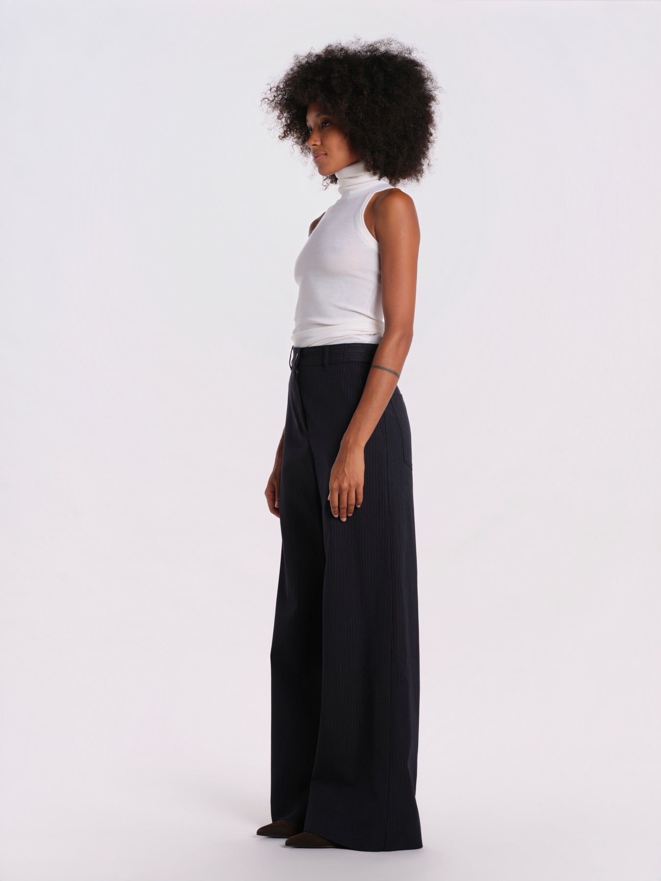 BRAVO pantalone dritto gessato 2625136092600 001 weekend maxmara 