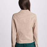 giacca camoscio MIL030 BC milaura 