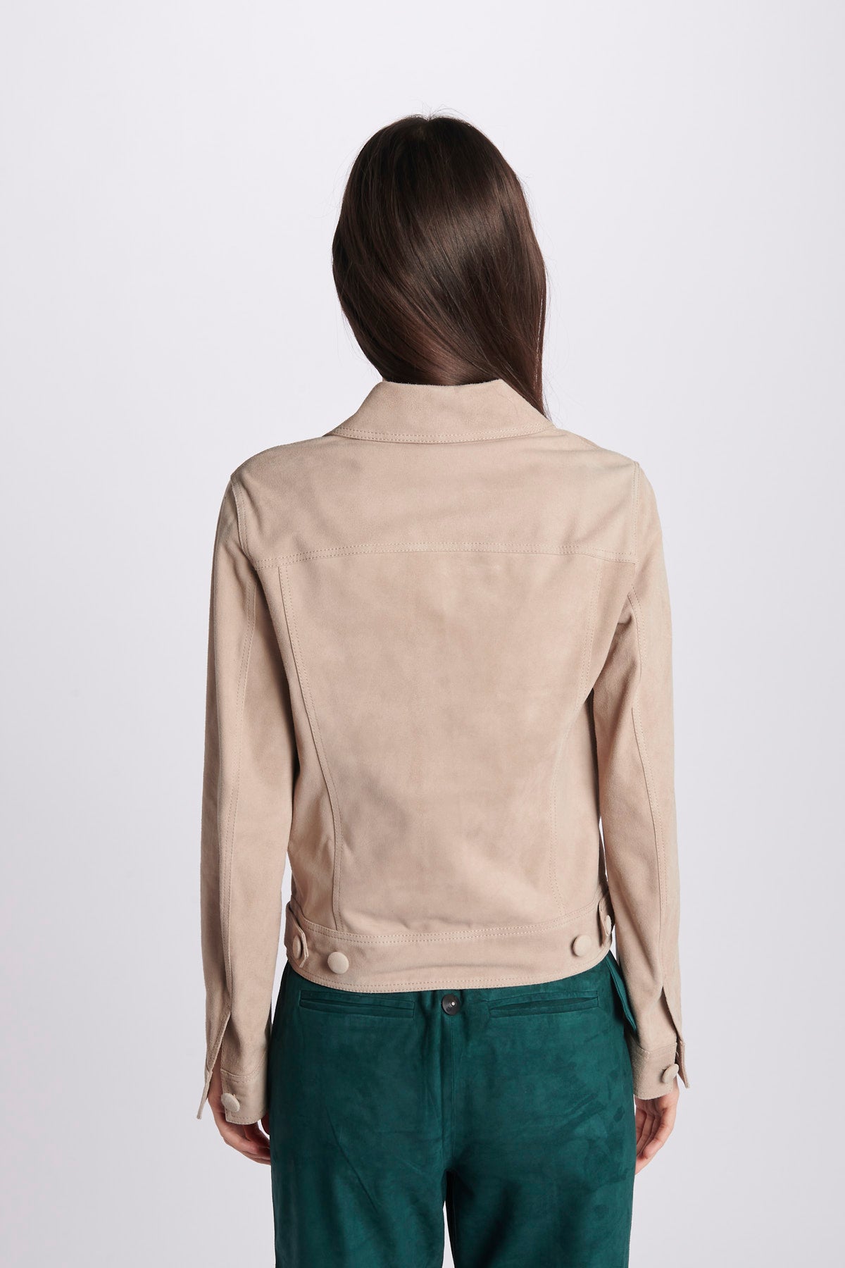 giacca camoscio MIL030 BC milaura 