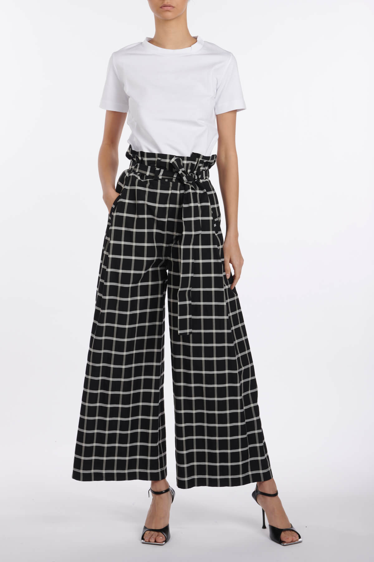 Pant Check Cintura P2SH02 CHKNE erika cavallini 