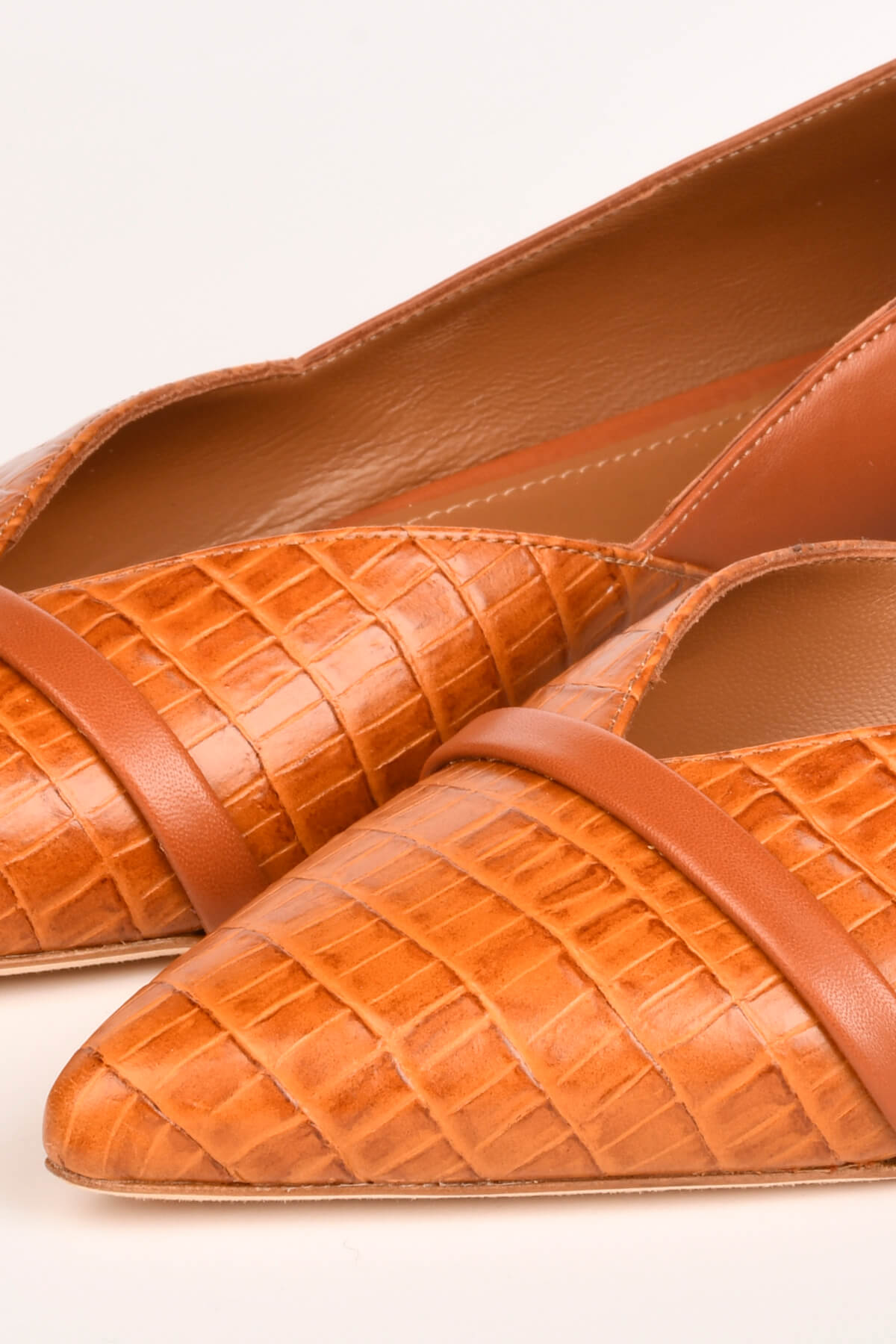  COLETTE FLAT 28 BROWN malone souliers 