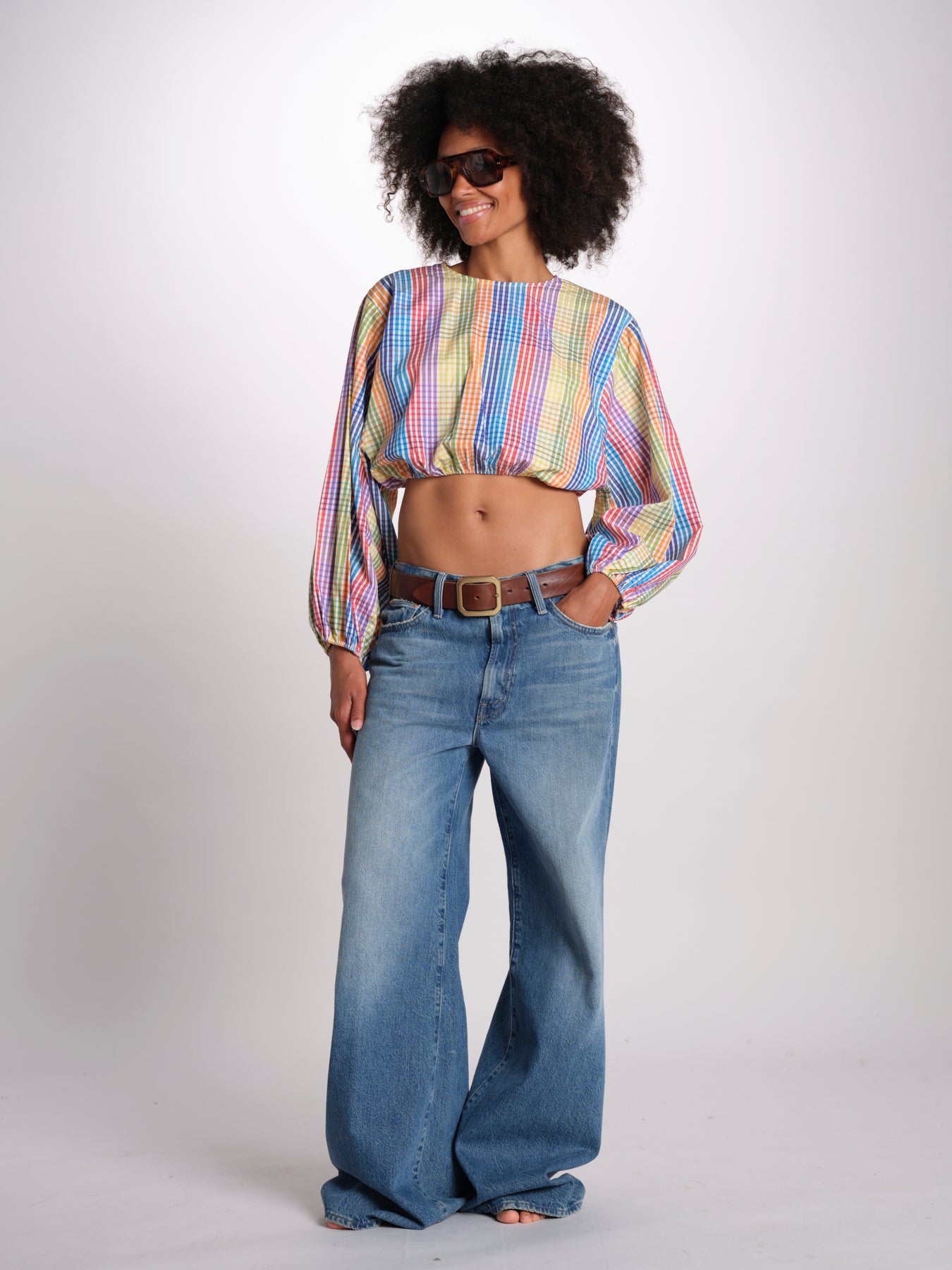 Top corto M/L MOD14 BIANCO MULTI milaura 