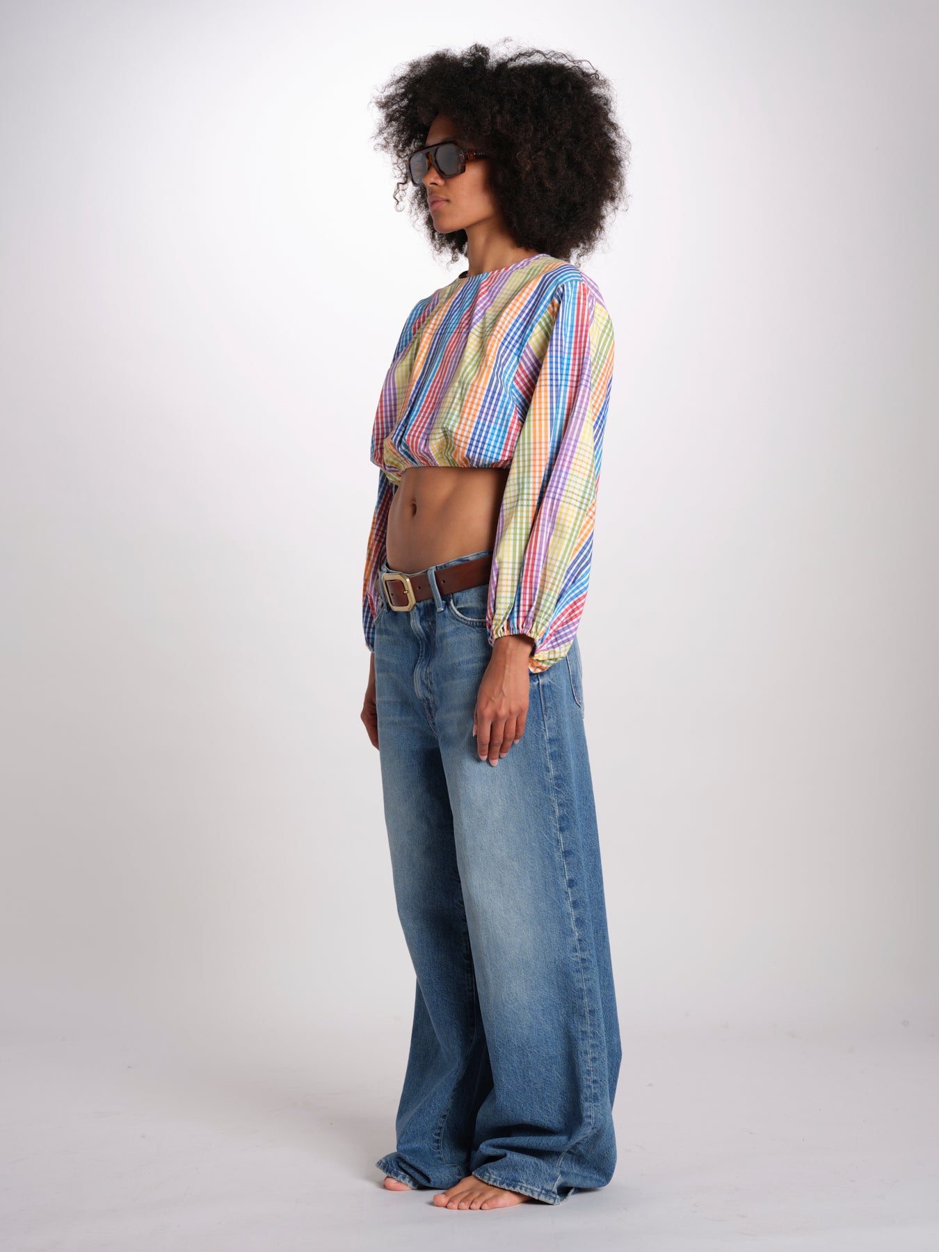 Top corto M/L MOD14 BIANCO MULTI milaura 