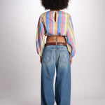 Top corto M/L MOD14 BIANCO MULTI milaura 