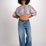 Top corto M/L MOD14 BIANCO MULTI milaura 