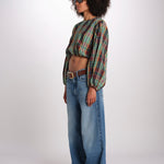 Top corto M/L MOD14 BORDEAUX MULTI milaura 