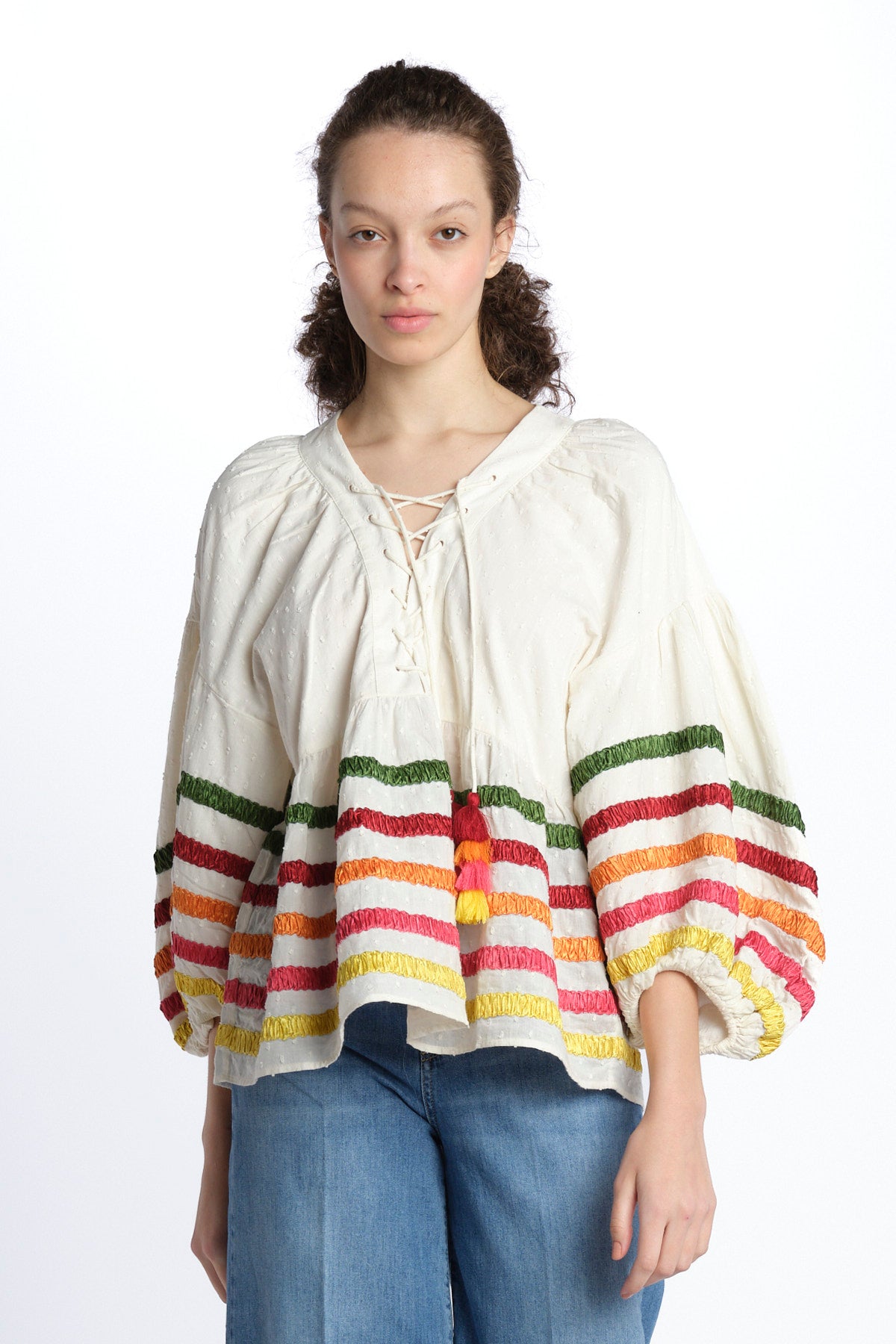 Blousa nastra LIBERTY BEIGE chufy 