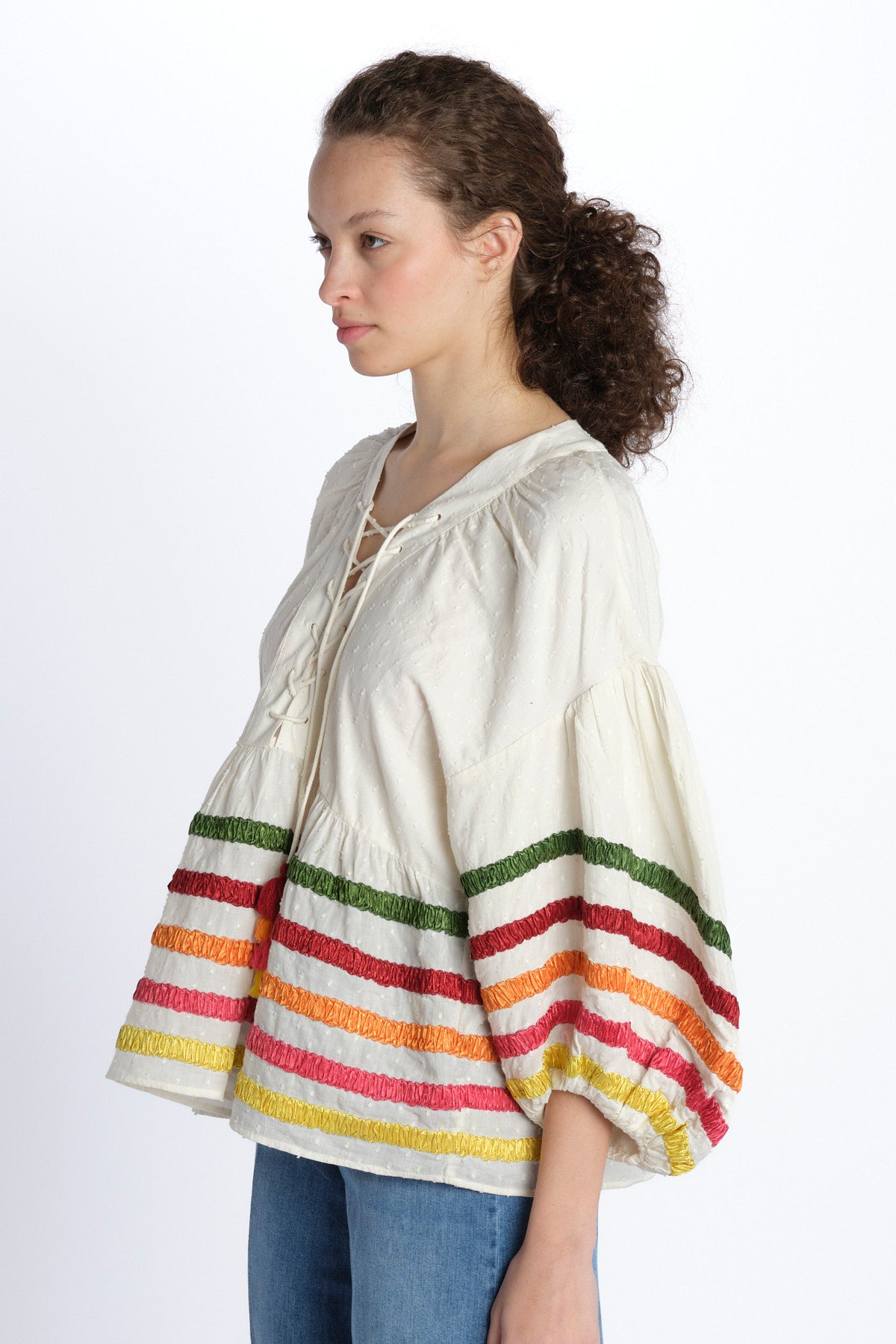 Blousa nastra LIBERTY BEIGE chufy 