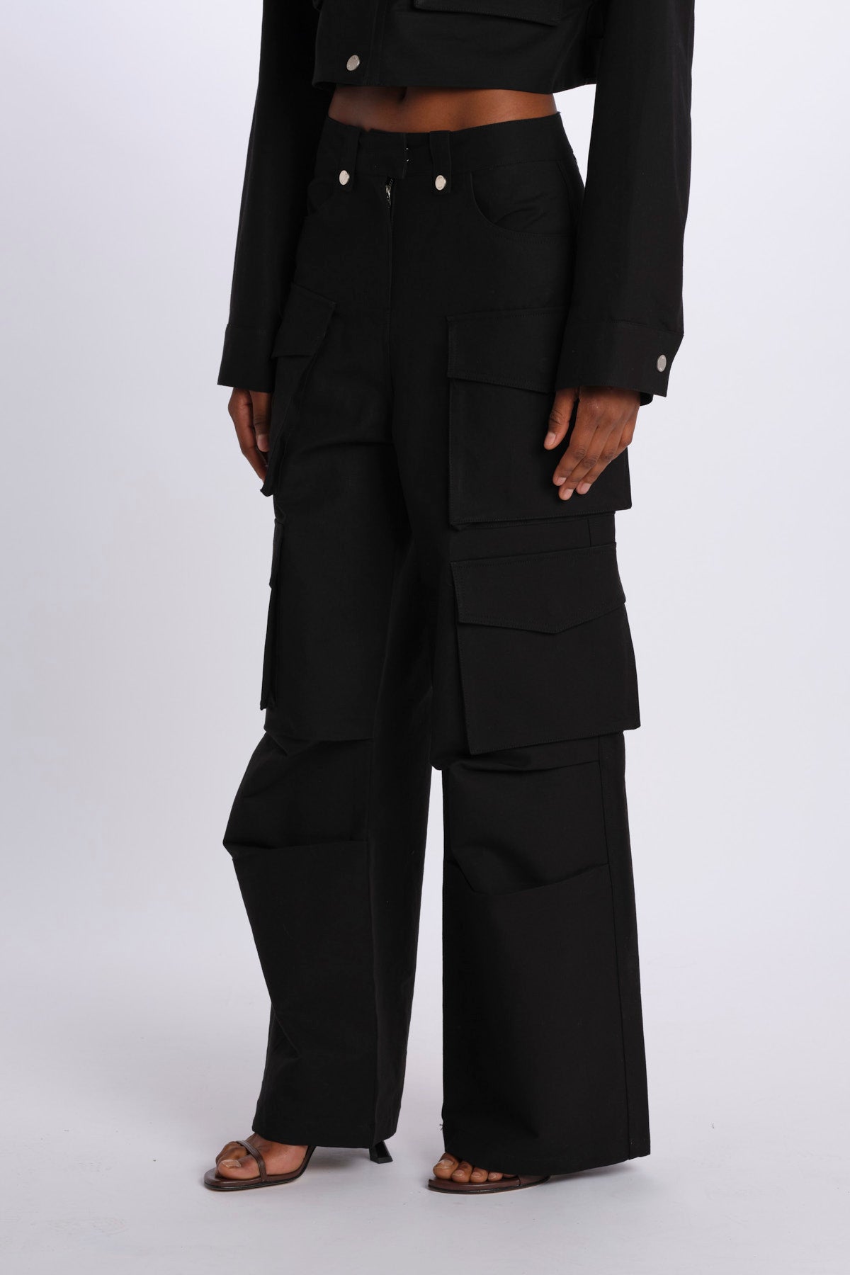 Pantaloni con tasconi LV24S-PT11 BLACK lvir 