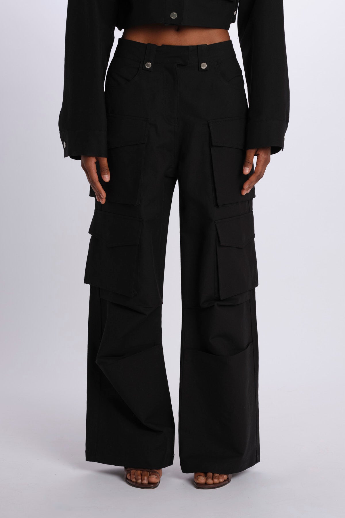 Pantaloni con tasconi LV24S-PT11 BLACK lvir 