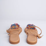 Sandalo EMMA con perline EMMA NATURAL ancient greek 