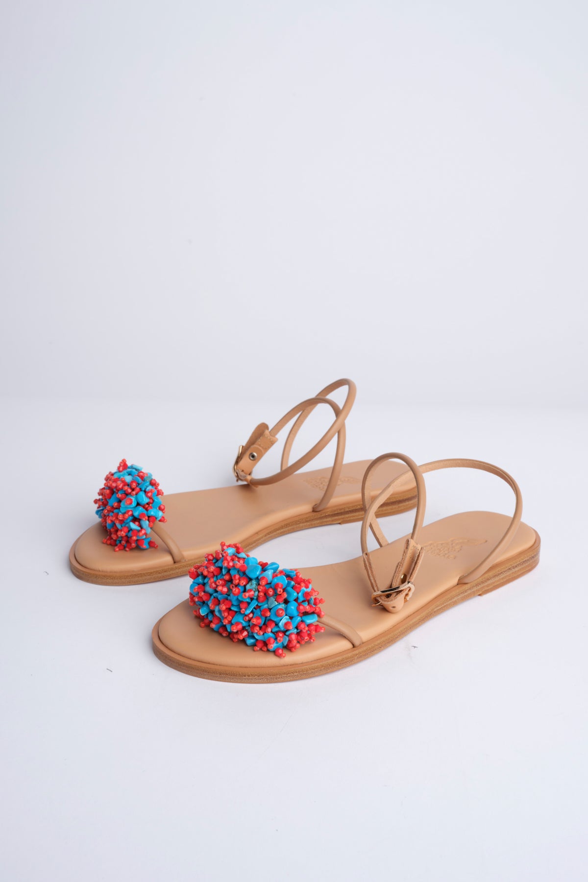 Sandalo EMMA con perline EMMA NATURAL ancient greek 