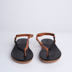 Sandalo Infradito ZOI bicolore ZOI BLACK TAN ancient greek 