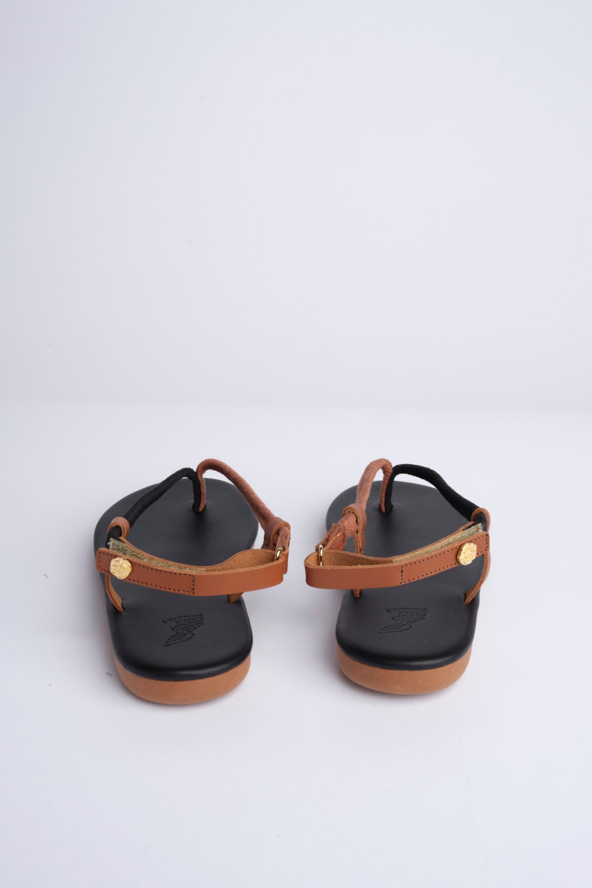 Sandalo Infradito ZOI bicolore ZOI BLACK TAN ancient greek 