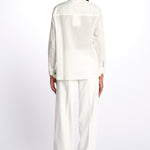 Camicia ANGELO con rouches ANGELO1TEE OFFWHITE antik batik 