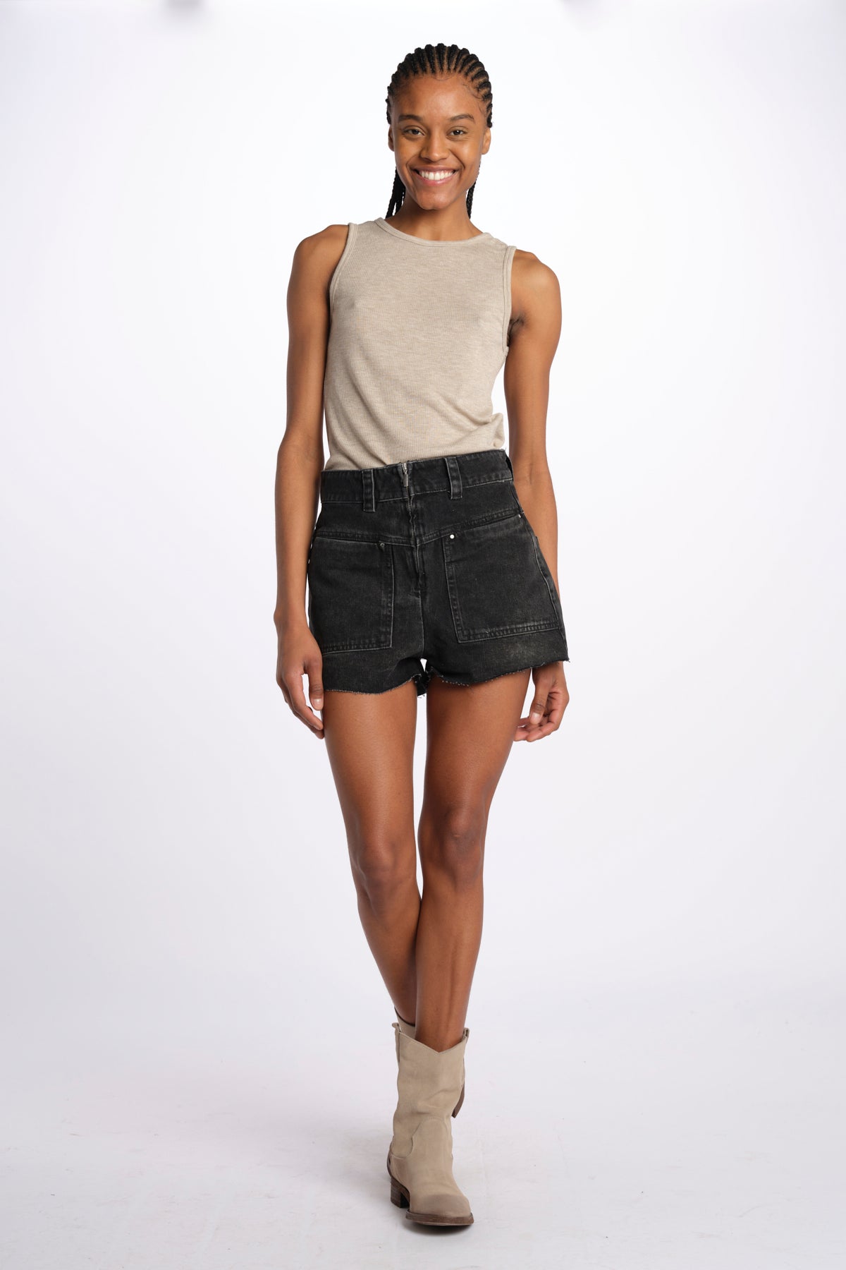 Shorts denim COCDAVID ECRU ba&sh 