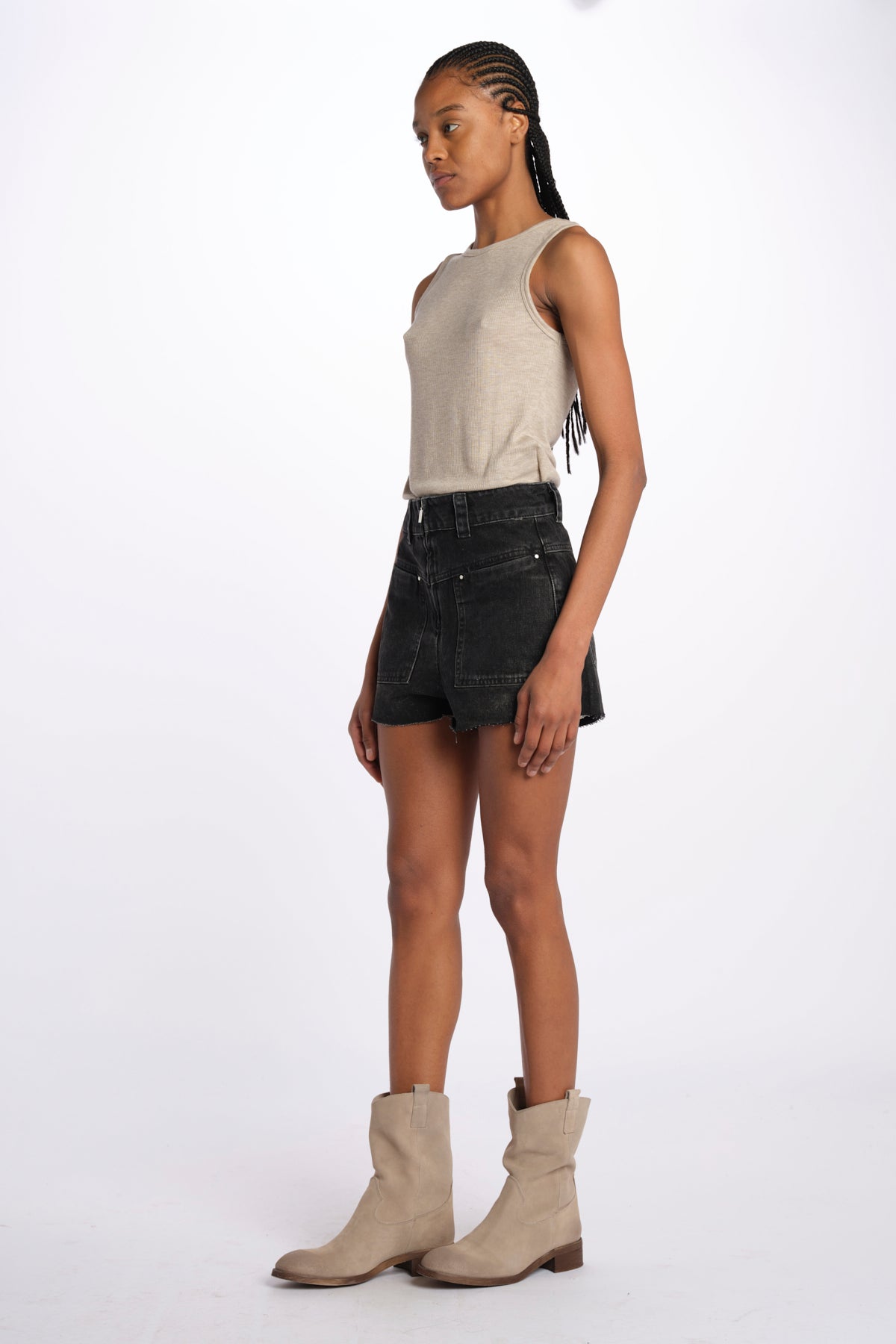 Shorts denim COCDAVID ECRU ba&sh 