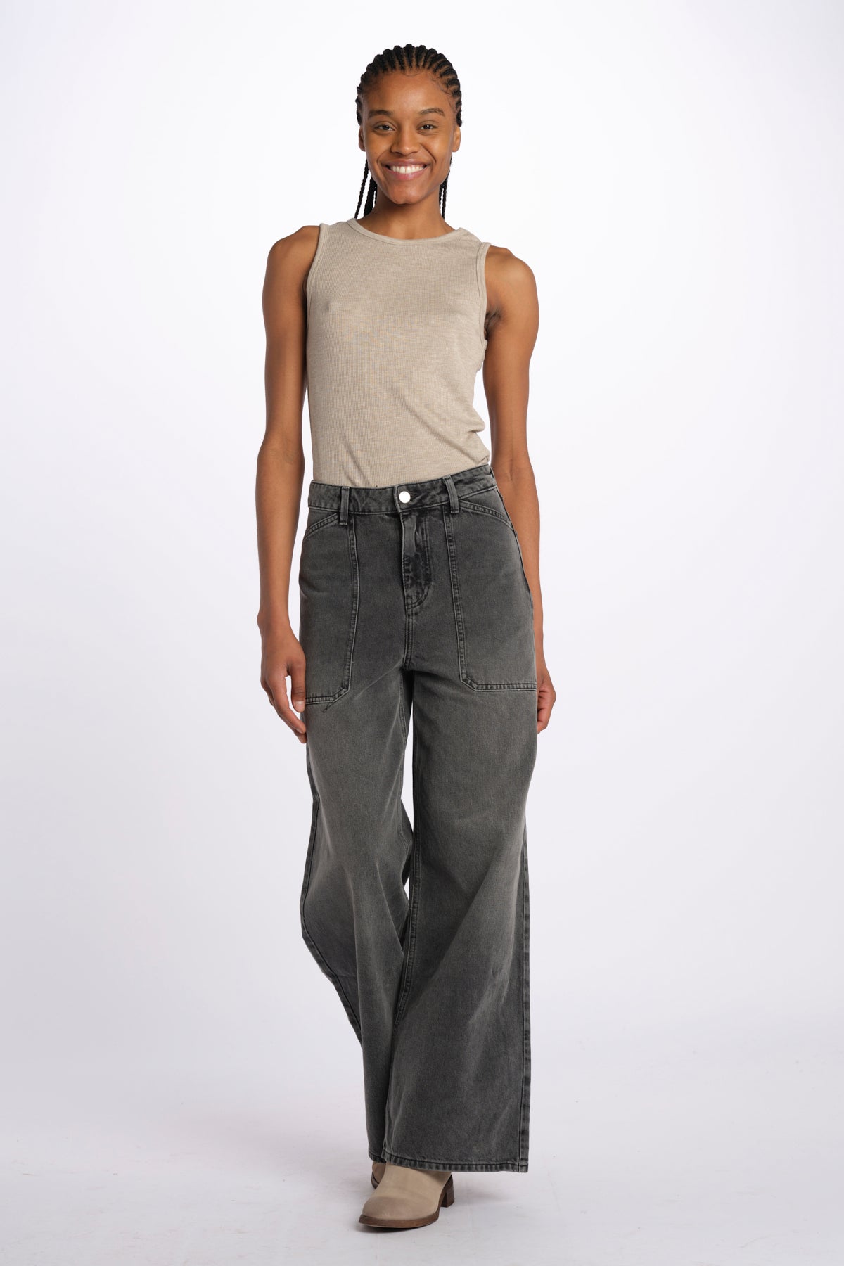 Denim con tasconi DELLOU BLACKSTONE ba&sh 