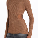Top maglia con buco DRAC BRONZE ba&sh 