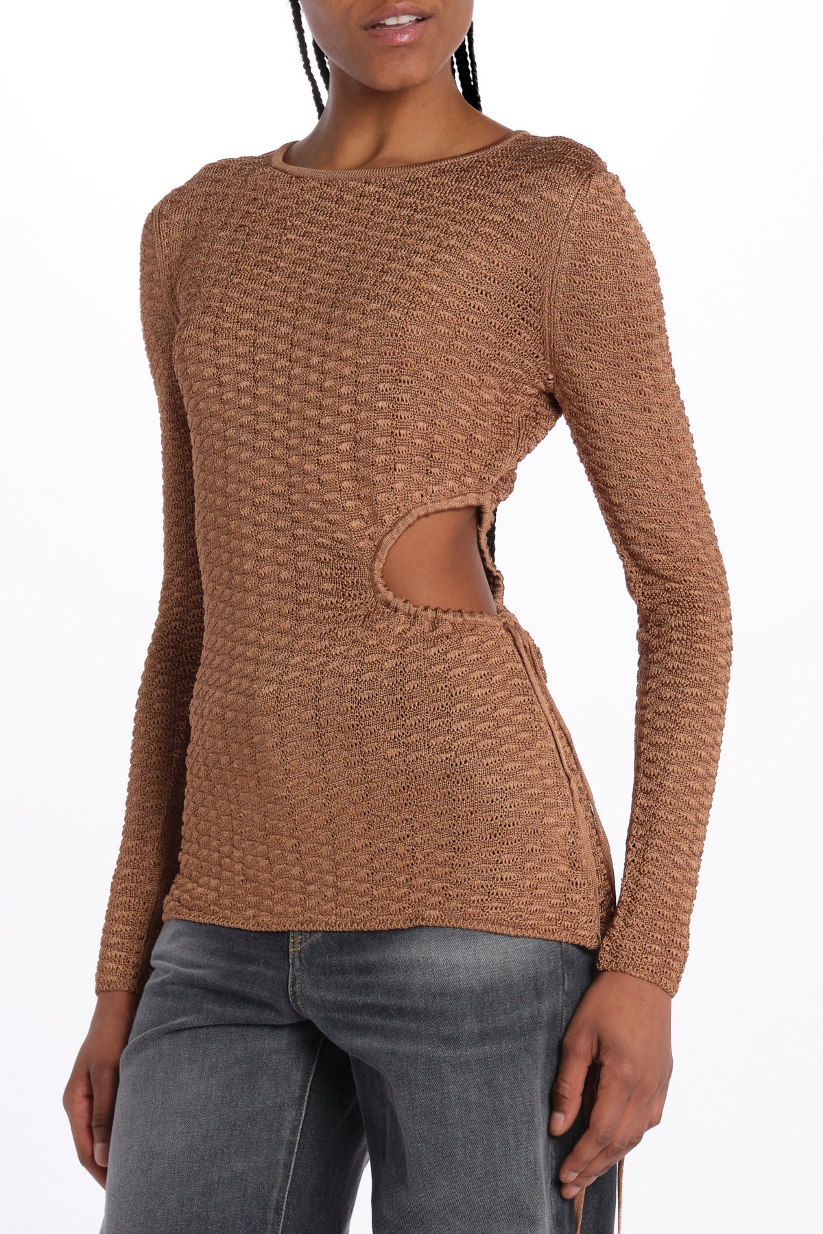 Top maglia con buco DRAC BRONZE ba&sh 