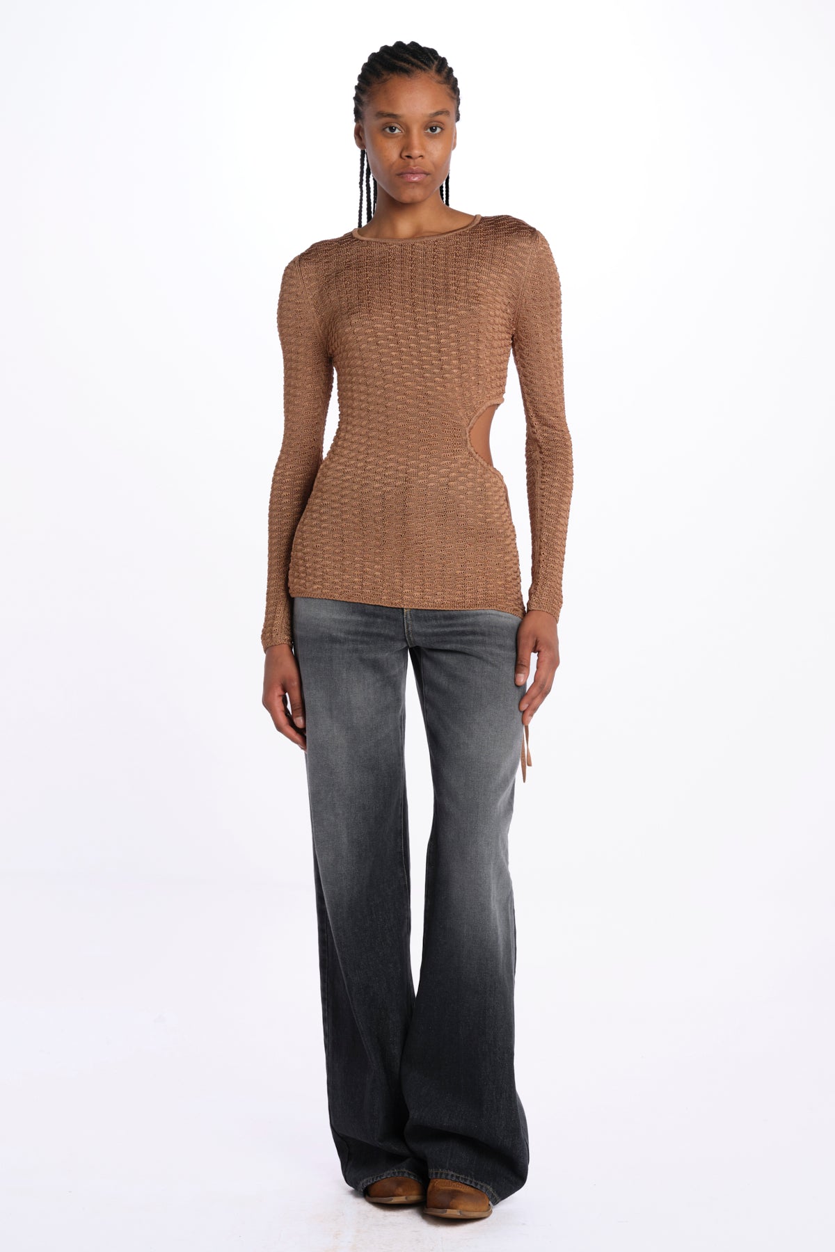 Top maglia con buco DRAC BRONZE ba&sh 