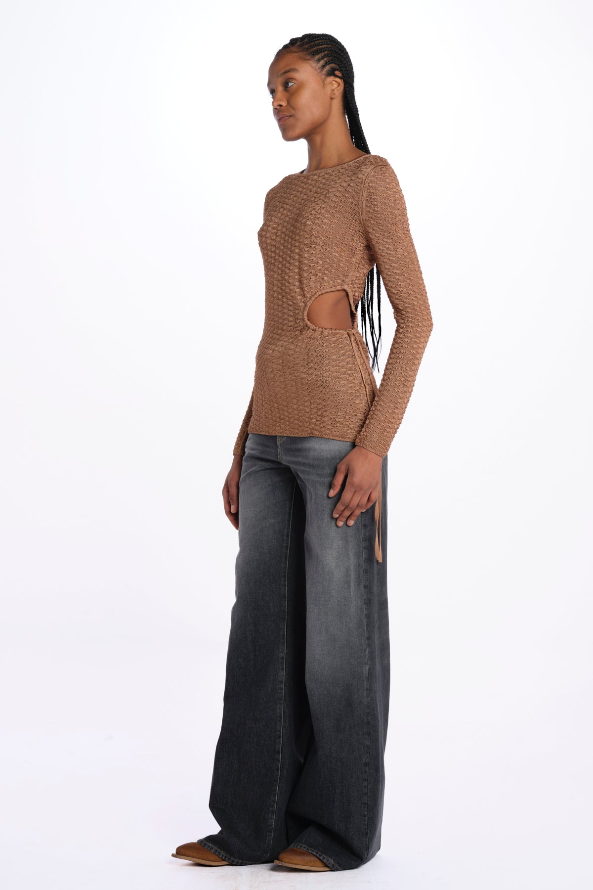 Top maglia con buco DRAC BRONZE ba&sh 