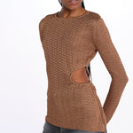 Top maglia con buco DRAC BRONZE ba&sh 