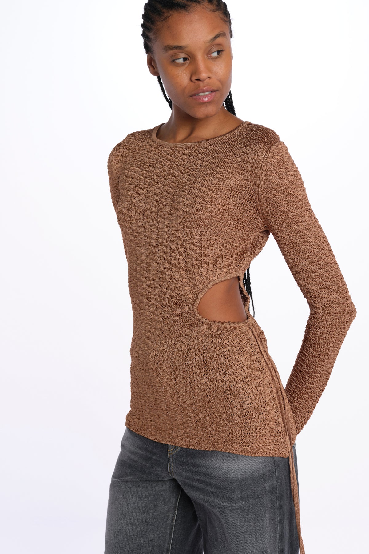 Top maglia con buco DRAC BRONZE ba&sh 