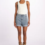 AMY short jeans fl 32 sh0 by fam. AMY BLUE fam 