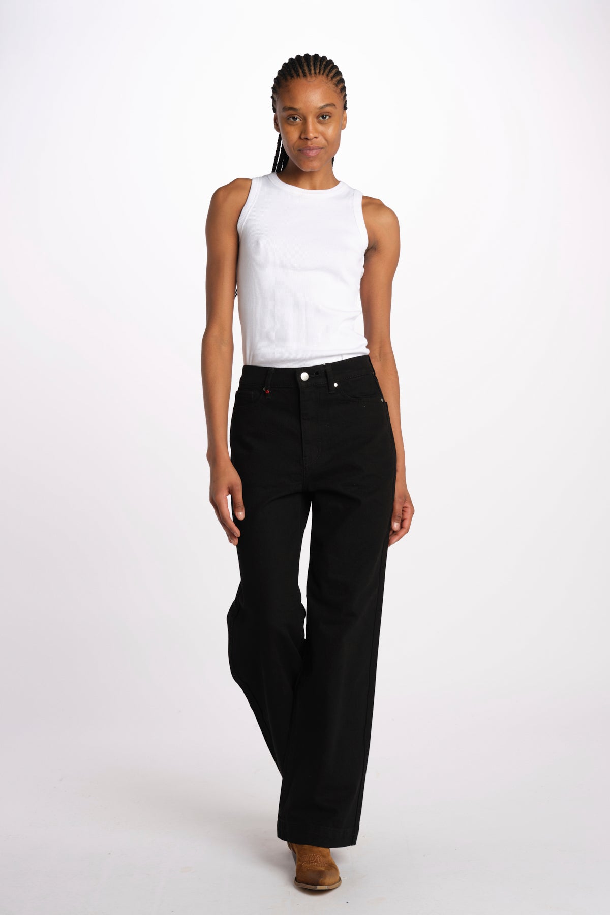 FLEURE denim flare fl 99 wf by fam. FLEURE BLACK fam 