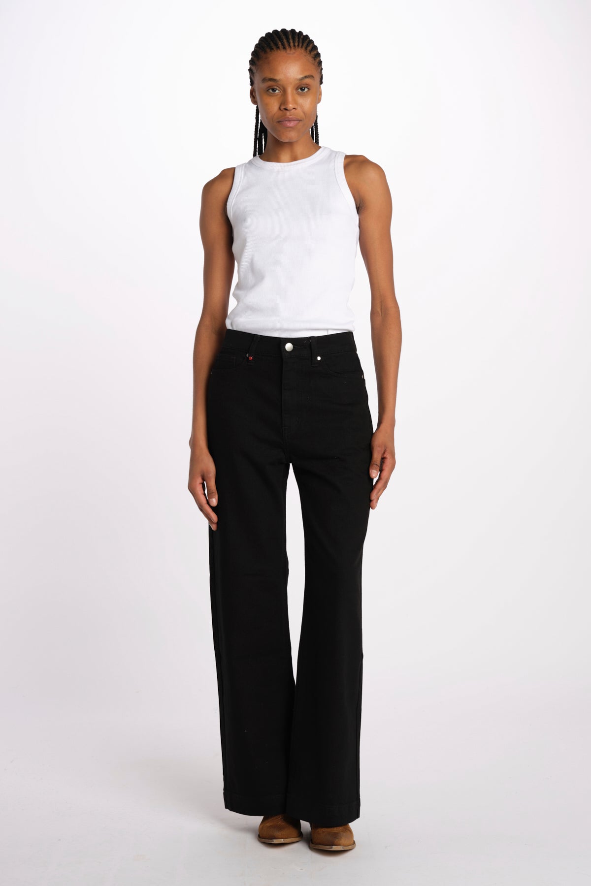 FLEURE denim flare fl 99 wf by fam. FLEURE BLACK fam 
