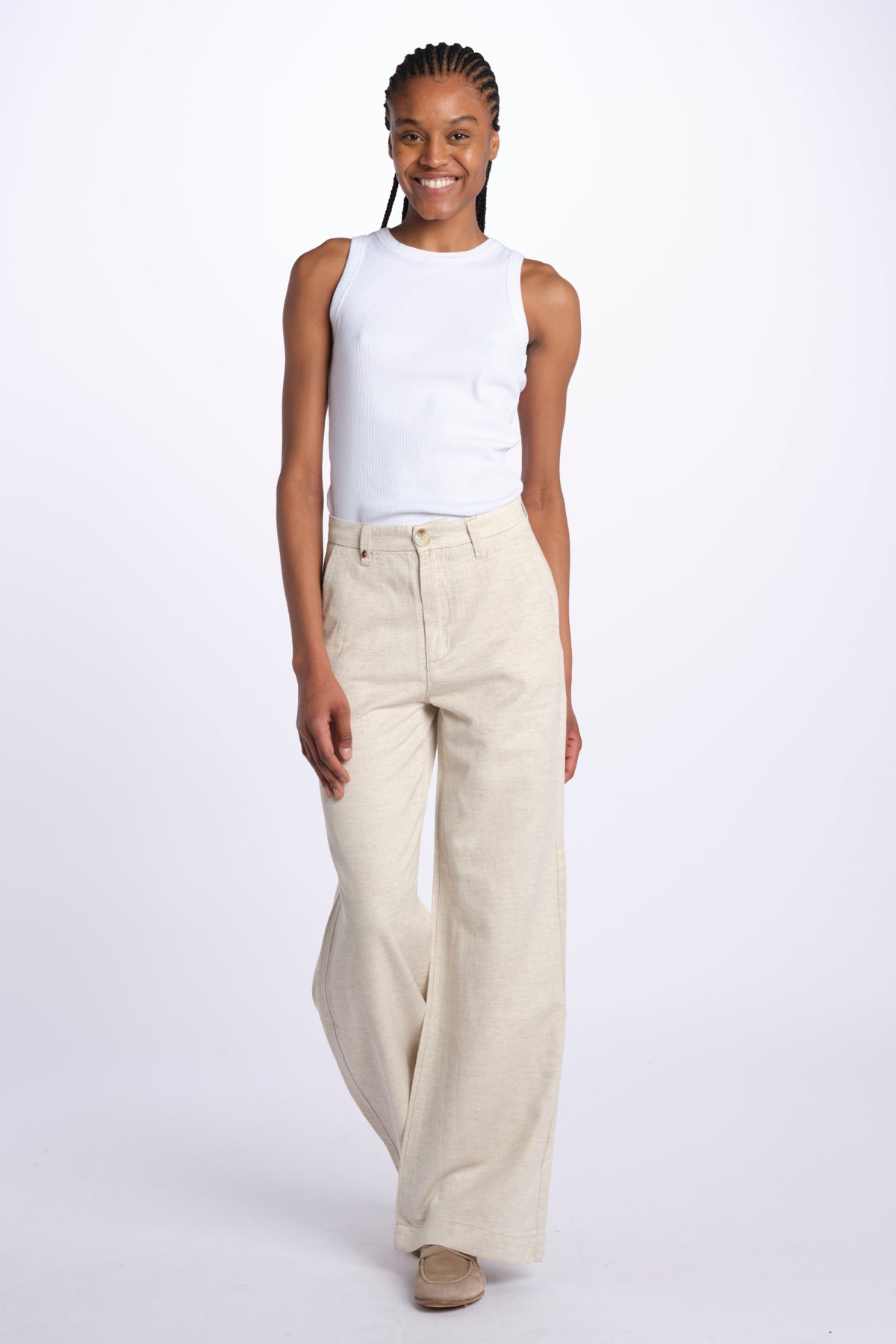 FLEURE denim flare fl 99 wf by fam. FLEURE GREIGE fam 