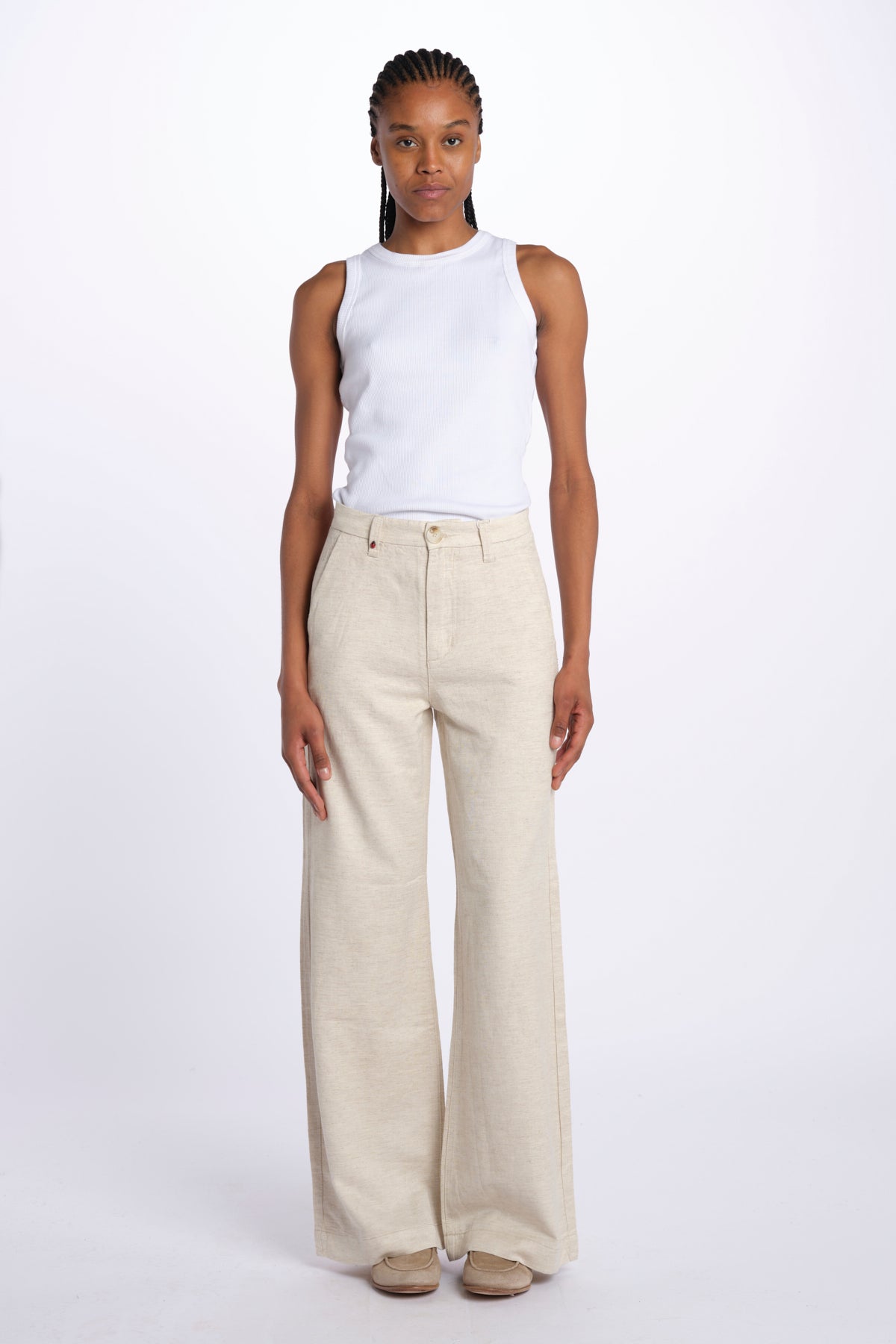 FLEURE denim flare fl 99 wf by fam. FLEURE GREIGE fam 