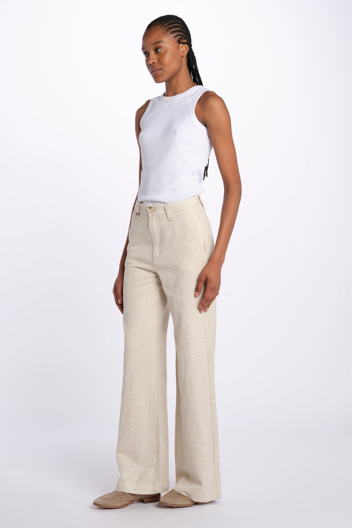 FLEURE denim flare fl 99 wf by fam. FLEURE GREIGE fam 