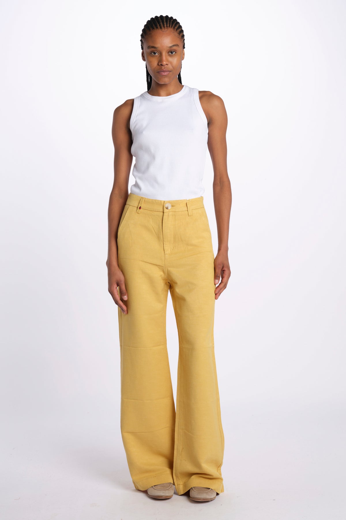 FLEURE denim flare fl 99 wf by fam. FLEURE MUSTARD fam 